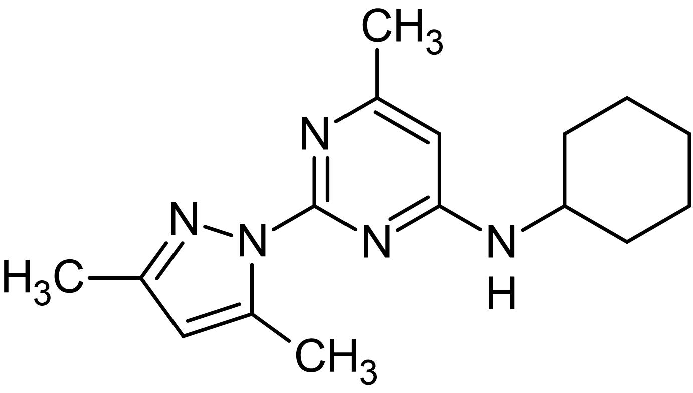 Chemical Structure - CyPPA, SK channel activator (AB120829), expandable thumbnail