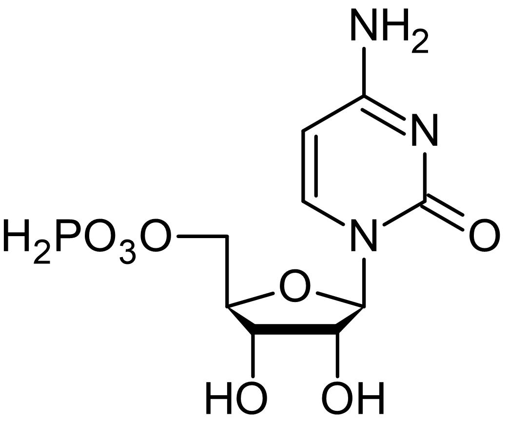Chemical Structure - Cytidine-5'-monophosphate (CMP), Nucleoside monophosphate (AB146215)