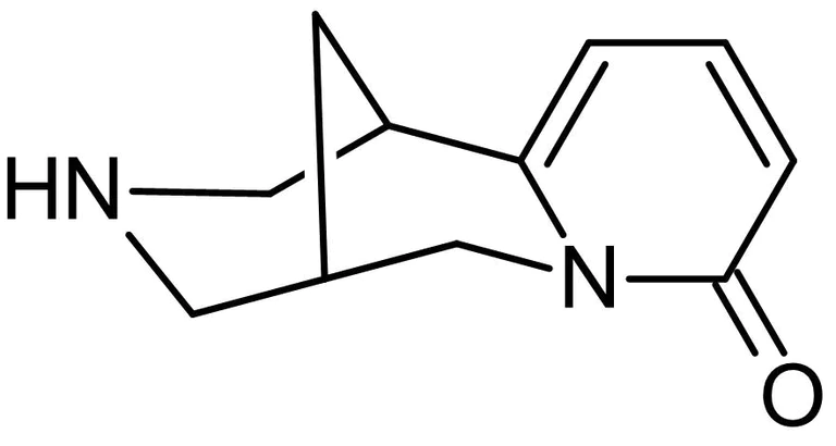 Chemical Structure - (-)-Cytisine, neuronal nicotinic agonist (AB120537)