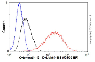 Flow Cytometry (Intracellular) - Anti-Cytokeratin 19 antibody [EPR1579Y] - BSA and Azide free (AB232566)