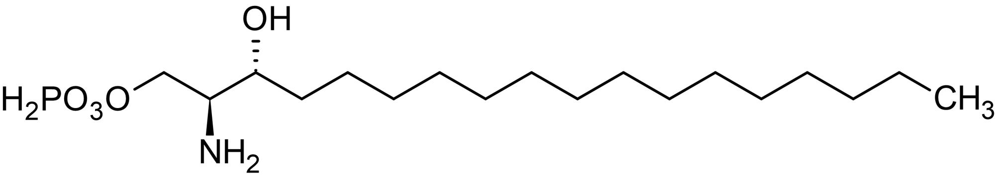 Chemical Structure - D-erythro-Dihydrosphingosine-1-phosphate, sphingosine 1-phosphate receptor ligand (AB141750)