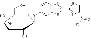 Chemical Structure - D-Luciferin-6-O-β-D-galactopyranoside (AB275053), expandable thumbnail