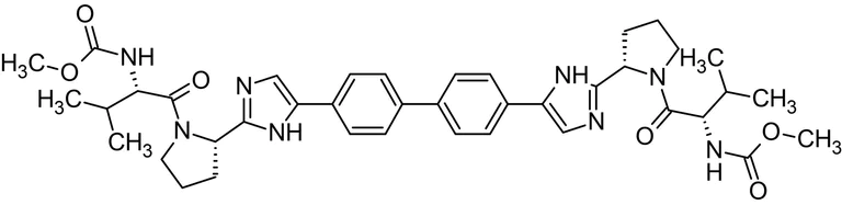 Chemical Structure - Daclatasvir (BMS-790052), HCV NS5A protein inhibitor (AB231507)