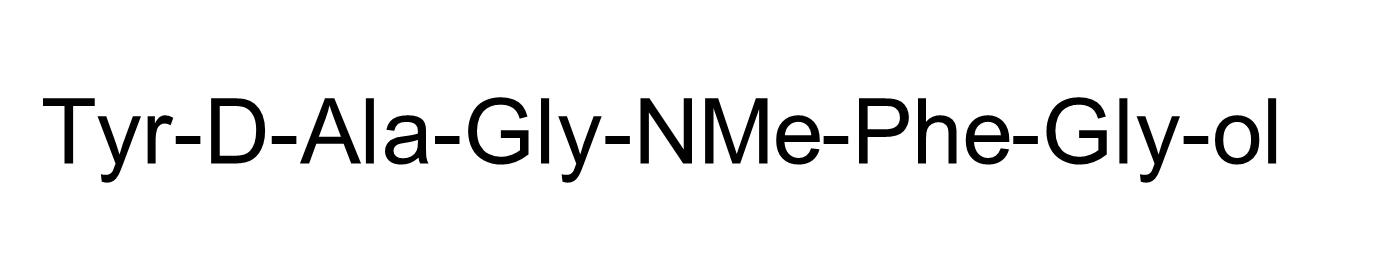 Chemical Structure - DAMGO, mu opioid receptor agonist (AB120674), expandable thumbnail