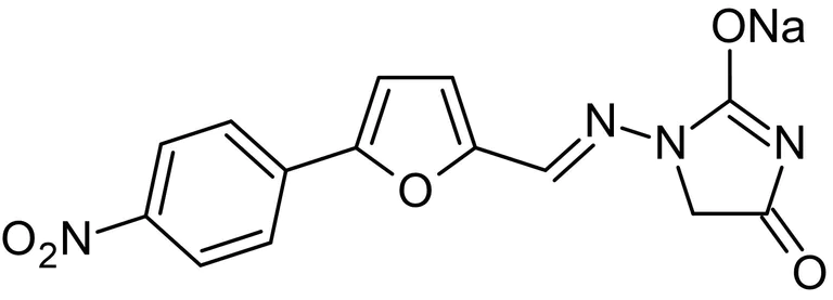 Chemical Structure - Dantrolene sodium, ryanodine receptor antagonist (AB142274)