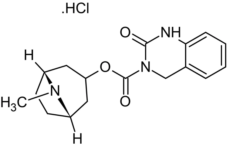 Chemical Structure - DAU 5884 hydrochloride, M3 receptor antagonist (AB142819)