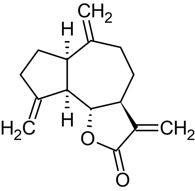 Chemical Structure - Dehydrocostus lactone, Cell proliferation inhibitor (AB142418)