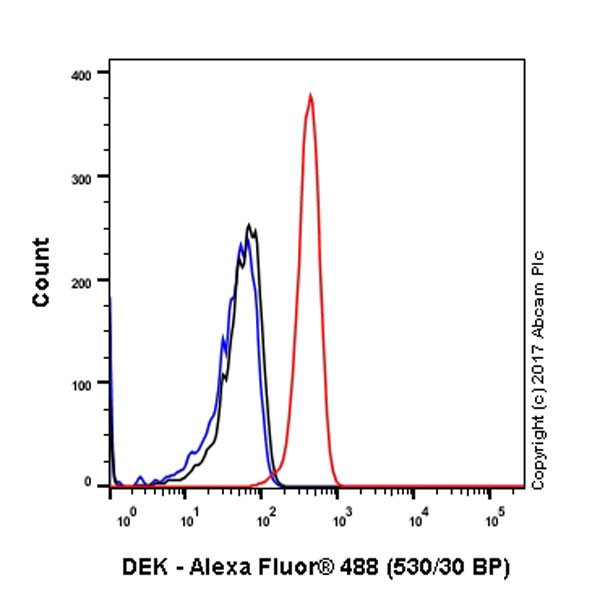 Flow Cytometry (Intracellular) - Anti-DEK antibody [EPR11034] - BSA and Azide free (AB249362)