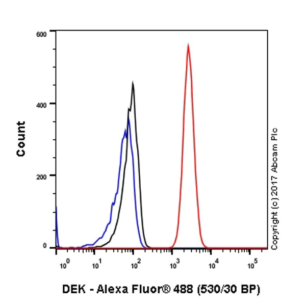 Flow Cytometry (Intracellular) - Anti-DEK antibody [EPR20401] (AB221545)