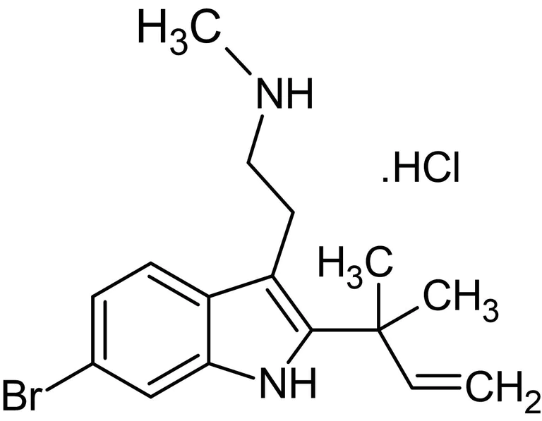 Chemical Structure - Desformylflustrabromine hydrochloride, alpha4beta2 modulator (AB142815)