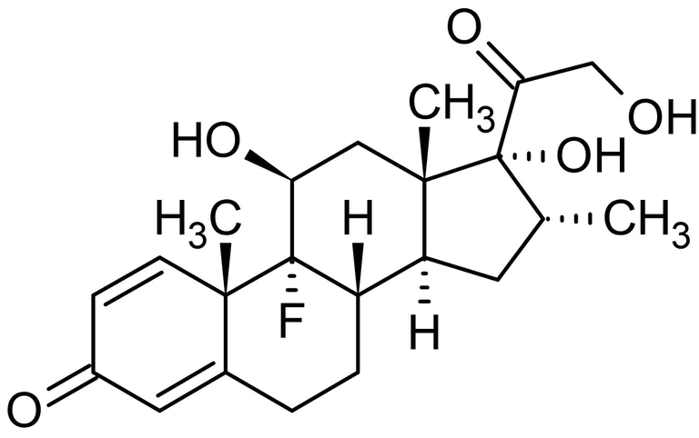 Chemical Structure - Dexamethasone, anti-inflammatory glucocorticoid (AB120743)