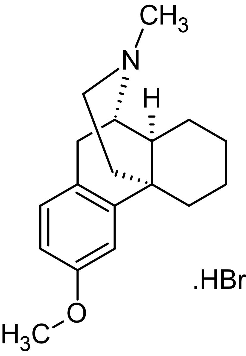 Chemical Structure - Dextromethorphan hydrobromide, NMDA receptor antagonist (AB141028), expandable thumbnail