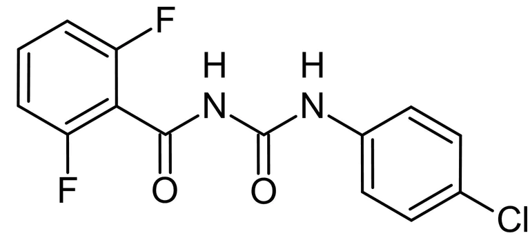 Chemical Structure - Diflubenzuron (Dimilin), Insect growth regulator (AB142288)