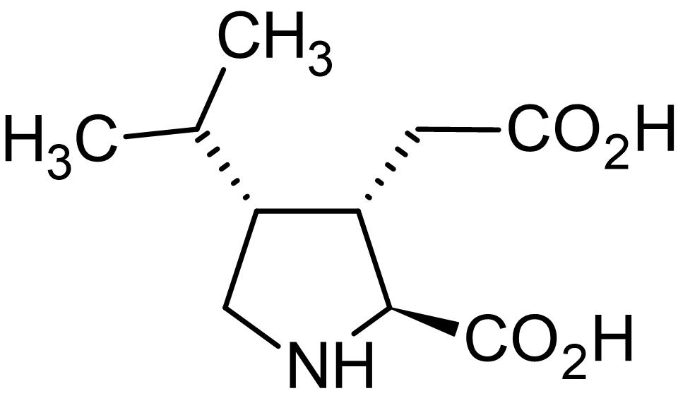 Chemical Structure - Dihydrokainic acid, EAAT2 (GLT-1) inhibitor (AB120066)