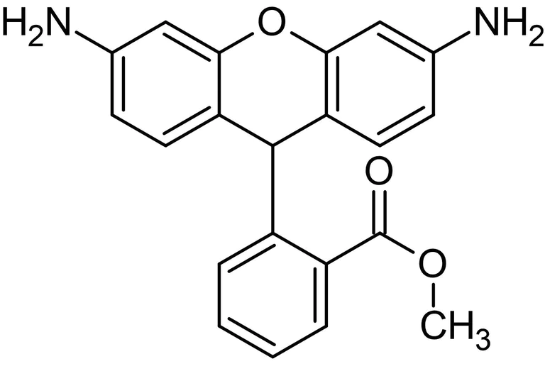 Chemical Structure - Dihydrorhodamine 123, Fluorescent probe for ROS (AB145260)