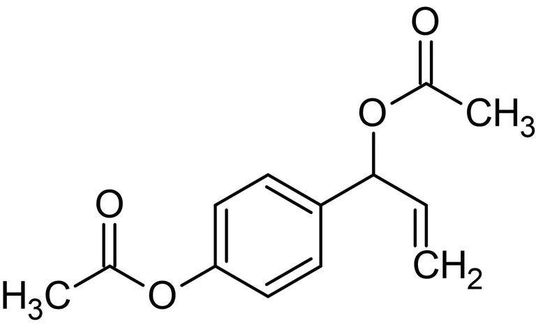 Chemical Structure - D,L-1'-Acetoxychavicol acetate, NF-kappaB inhibitor (AB142417)