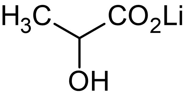Chemical Structure - DL-Lactic acid lithium salt, racemic mixture (AB146265), expandable thumbnail