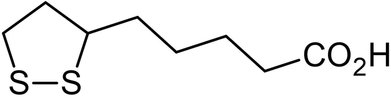 Chemical Structure - D,L-Thioctic acid (DL-alpha-Lipoic acid), Non-specific free radical scavenger (AB142952)