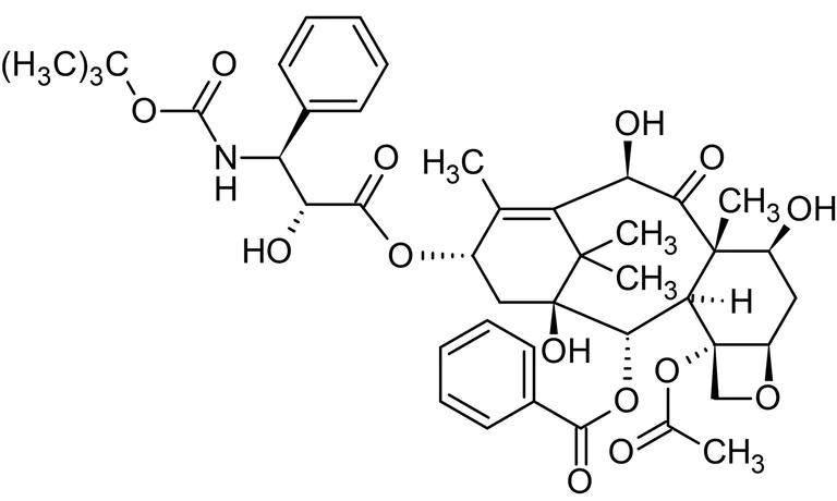 Chemical Structure - Docetaxel, Cytotoxic agent (AB141248)