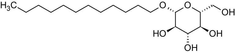 Chemical Structure - Dodecylglucopyranoside, Non-ionic detergent (AB146340)