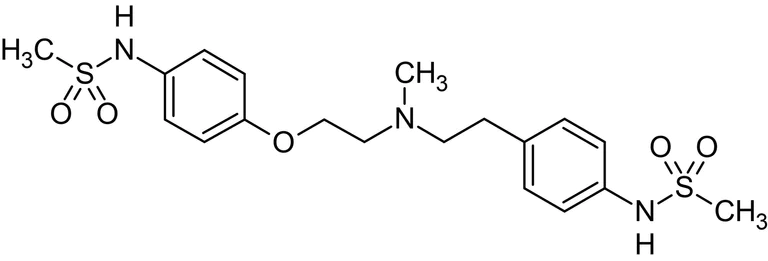 Chemical Structure - Dofetilide, hERG K+ channel blocker (AB141143)