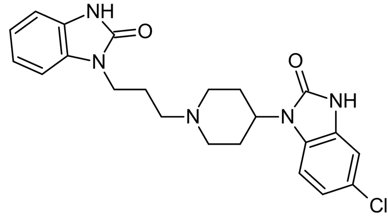 Chemical Structure - Domperidone, Peripheral D2-like receptor antagonist (AB120566)