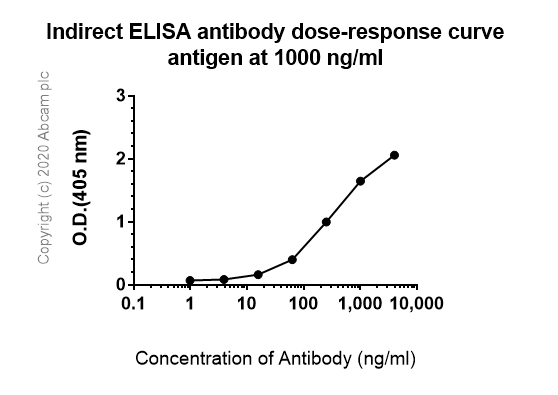 Indirect ELISA - Anti-DPP4 antibody [EPR20819] - BSA and Azide free (AB225901)