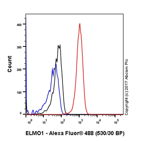 Flow Cytometry (Intracellular) - Anti-ELMO1 antibody [EPR12919] (AB174298)