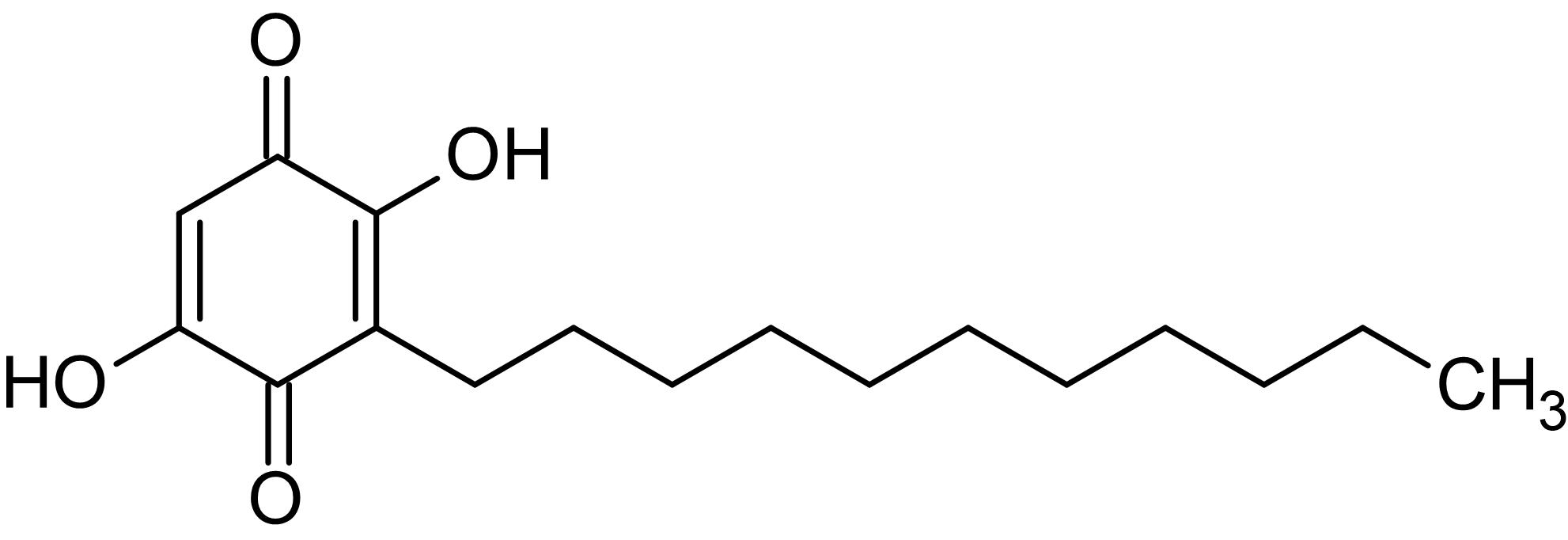 Chemical Structure - Embelin, cell-permeable inhibitor of X-linked inhibitor of apoptosis (AB141061), expandable thumbnail