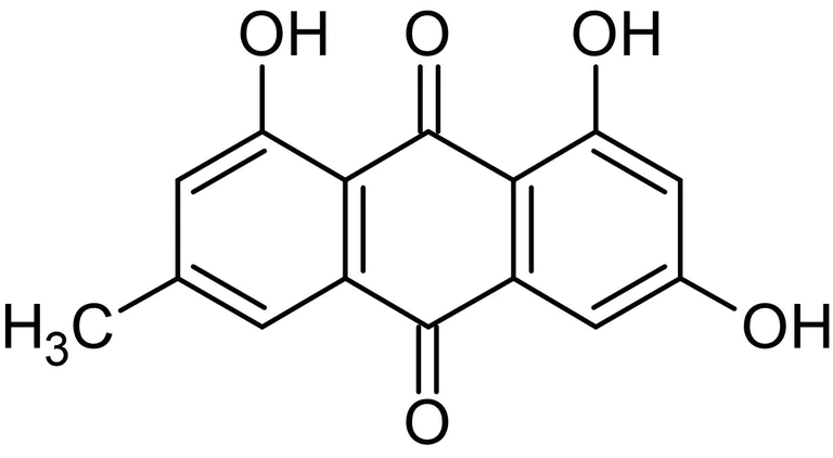 Chemical Structure - Emodin, 11beta-HSD1 inhibitor (AB141454)