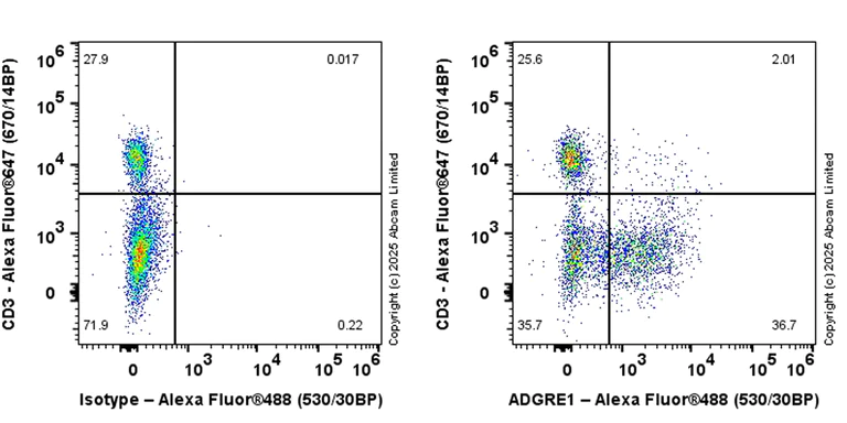 Flow Cytometry - Anti-EMR1/ADGRE1 (F4/80) antibody [RM1302] (AB323648)