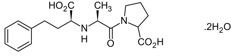 Chemical Structure - Enalaprilat, Angiotensin II converting enzyme inhibitor (AB142866)