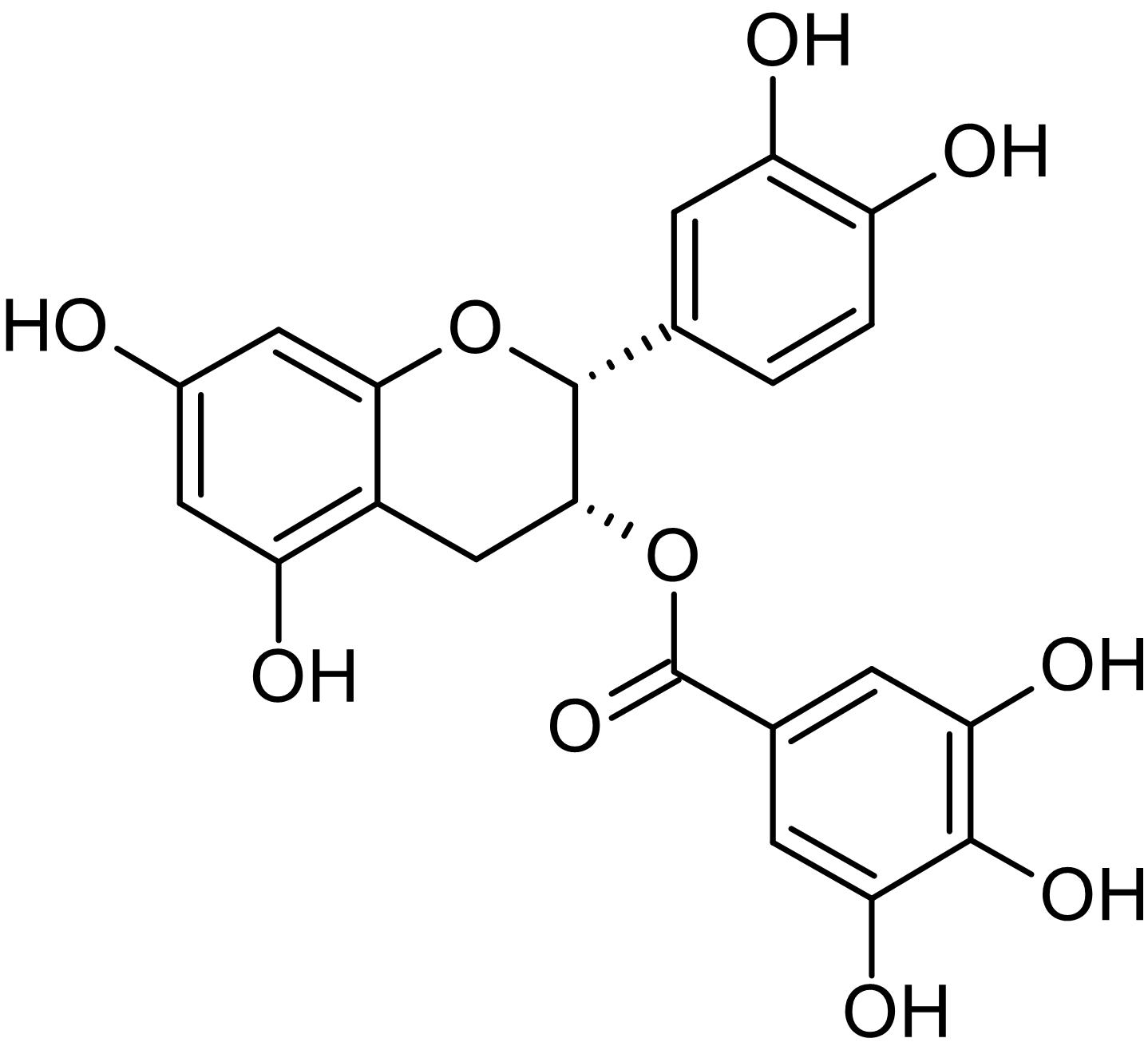 Chemical Structure - (-)-Epicatechin gallate, Apoptosis inducer (AB142377)