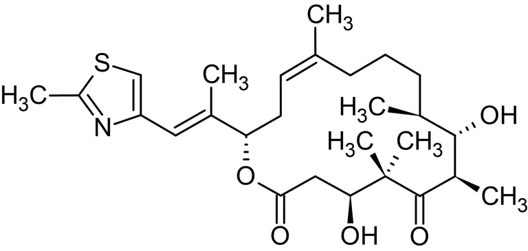 Chemical Structure - Epothilone D, Microtubule-stabilizing agent (AB143616)