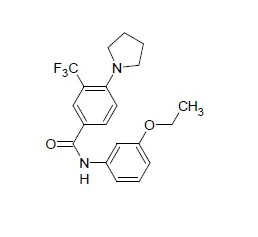 Chemical Structure - EPPTB, TAAR1 antagonist (AB254331)