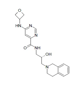 Chemical Structure - EPZ0156666, PRMT5 inhibitor (AB254457)