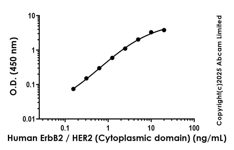 Sandwich ELISA - Anti-ErbB2 / HER2 (Cytoplasmic domain) antibody [EPR24729-88] - BSA and Azide free (Capture) (AB323579)