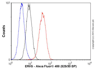 Flow Cytometry (Intracellular) - Anti-ERK5 antibody [EP791Y] (AB40809)