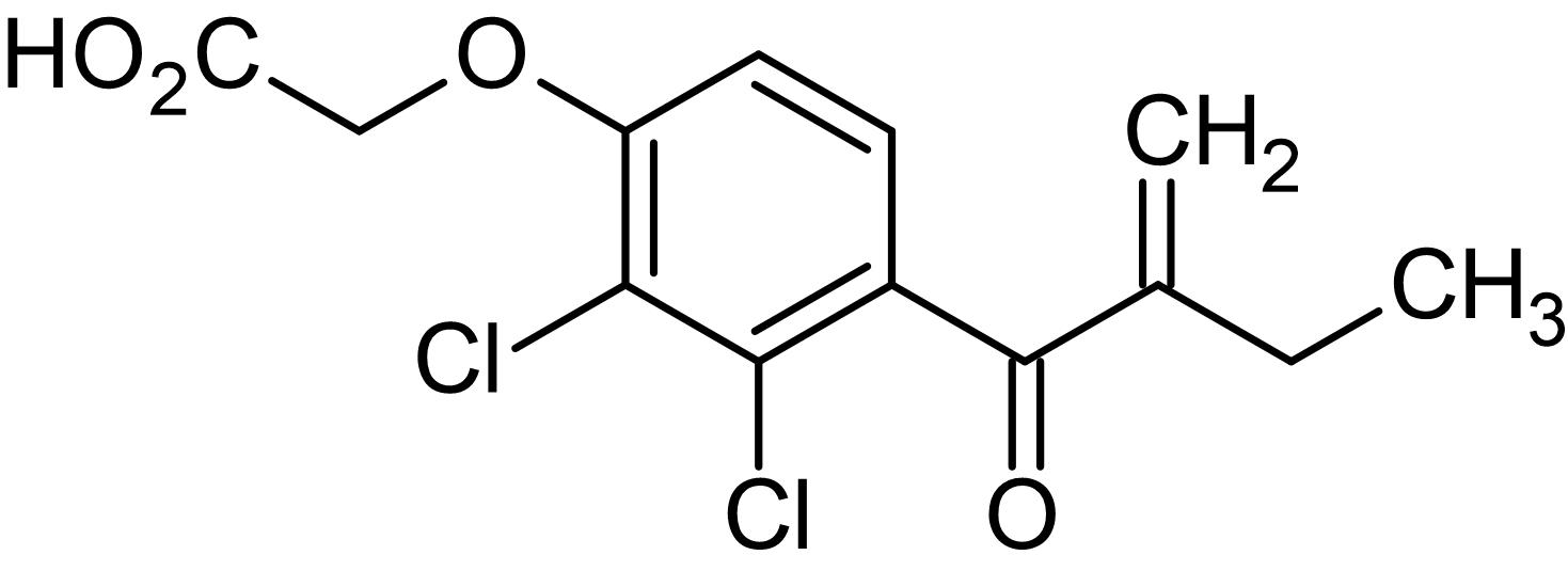 Chemical Structure - Ethacrynic acid, Glutathione S-transferase (GST) inhibitor (AB141399), expandable thumbnail