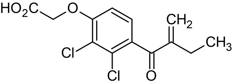 Chemical Structure - Ethacrynic acid, Glutathione S-transferase (GST) inhibitor (AB141399)