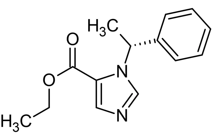 Chemical Structure - Etomidate, GABAA agonist (AB120311)