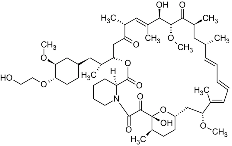 Chemical Structure - Everolimus, mTOR inhibitor (AB142151)
