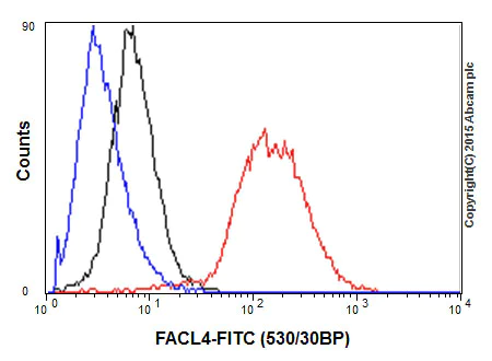Flow Cytometry (Intracellular) - Anti-FACL4 antibody [EPR8640] (AB155282)