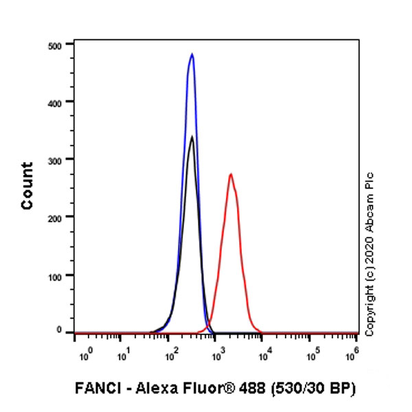 Flow Cytometry (Intracellular) - Anti-FANCI antibody [EPR23903-124] (AB245219), expandable thumbnail