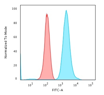 Flow Cytometry - Anti-Fascin antibody [FSCN1/417] (AB220195), expandable thumbnail