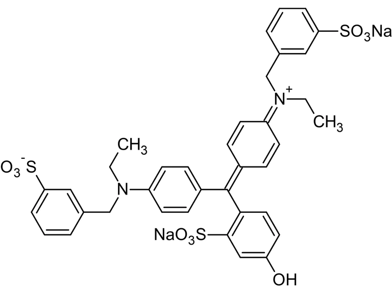 Chemical Structure - Fast green FCF, tissue and protein stain (AB146267)