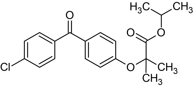 Chemical Structure - Fenofibrate, PPAR-alpha agonist (AB120832)