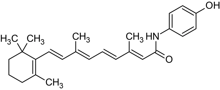 Chemical Structure - Fenretinide, Synthetic retinoid agonist (AB141026)