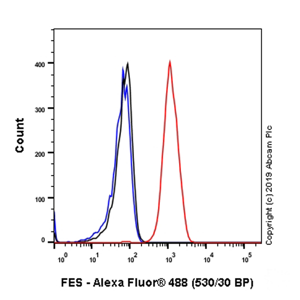 Flow Cytometry (Intracellular) - Anti-FES antibody [EPR3230(2)] (AB108418), expandable thumbnail