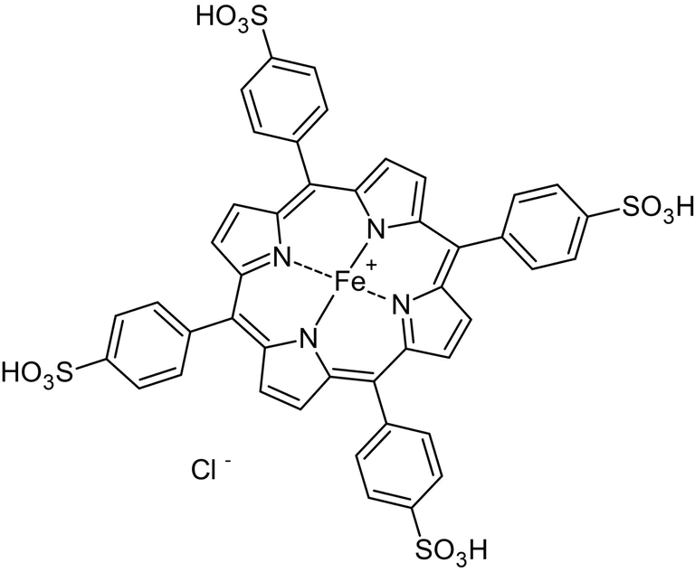 Chemical Structure - FeTPPS, peroxynitrite decomposition catalyst and scavenger (AB142217)